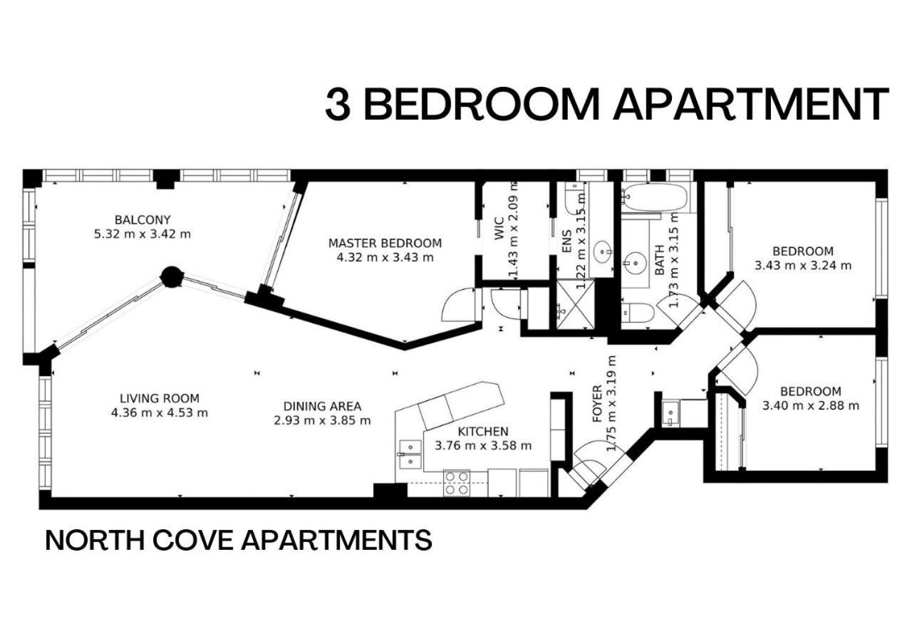 North Cove Waterfront Suites Cairns Pokoj fotografie